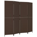  Romdeler 4 paneler brun polyrotting 8721012243873