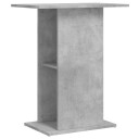 Akvariumstativ Betonggrå 60.5X36X72.5 cm Konstruert Tre