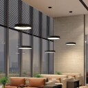 Arcchio Aleksi LED-hengelampe, Ø 60 cm, rund