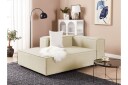 Tunda Sjeselong 119 cm Høyre   Beige/Svart