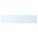 vidaXL Hyllepaneler 2 stk klart glass 90x20 cm