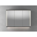 Linn Bad Sogn speilskap 120x84 cm matt sort