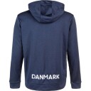 Danmark Lesing Full Zip Hettegenser Blå 2XL