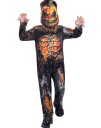 Skummel Gresskarmonsterkostyme til Barn med Glow in the Dark - 7-9 ÅR