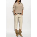 Isabel Marant Dame Strikkevarer Beige 2XS,