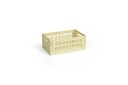 Hay Colour Crate Small Oppbevaring Light Yellow