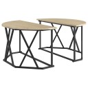  Kaffebord Sonoma Eik 80x80x42 cm Spesialbehandlet Tre