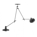 Grupa Products Arigato Taklampe Dobbelt Lang Sort