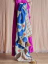 Bloomingville Eviaya pledd 130x160 cm Blå