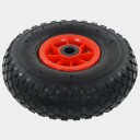  Sekketralle hjul 2 stk gummi 3,00-4 (245x82) 142969