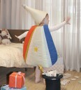 OYOY MINI Magic Wizard Cape - Multi/patterned - 66X62CM