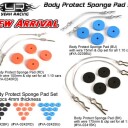 YR YA-0239BU BODY PROTECT SPONGE PAD BU WITH WIRE 75MM & CLIP