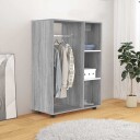 vidaXL Garderobe grå sonoma 80x40x110 cm konstruert tre