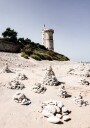 French Beach Lighthouse Plakat Plakat / 21x30cm