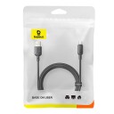 Baseus Silky 3A USB-A to USB-C Cable 1m Black P10377703113-02