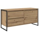  TV skap Kunstnerisk Eik 100 x 36 x 49.5 cm Konstruert tre