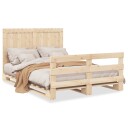  Sengeramme med hodegavl 140x200 cm heltre furu 3281540