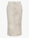 Only Bianca Midi Skirt Denim Beige M
