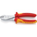 Knipex Kraft-sideavbiter 180 mm med Ergogreb og VDE Isolasjon