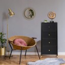 Kommode med 4 rom – Leather Look