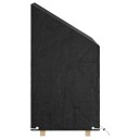 vidaXL Trekk til utestol 2 stk 8 maljer 65x65x80/120 cm polyetylen