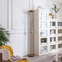 Lindby Josefin LED-uplight leselampe, bronse