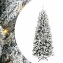  Kunstig juletre Hvit 63 x 63 x 150 cm PVC plast stål og PE