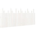 vidaXL Veggmontert sengegavl hvit 185x3x80 cm heltre furu