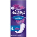 Always Daily Protect Long Panty Liners 24 Count