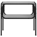 vidaXL Sidetabell Grå Sonoma 100 x 50 x 46 cm Konstruert tre
