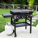 Char Griller Flat Iron Double Grill 3 Burners