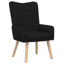  Avslappende stol Svart 63 x 67 x 94 cm stoff