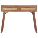 vidaXL Konsollbord 100x35x76 cm heltre mango