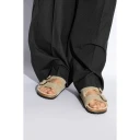 Birkenstock Arizona Shearling Leve Taupe Laf   Grey   39