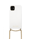iDeal of Sweden Lilou Necklace Case White Croco Iphone 11/xr