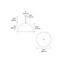 Diesel Living Urban Concrete Dome pendellampe Ø80cm rosa Diesel Living with Lodes   Stue   Betong