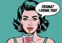 Pop Art Drama Queen Plakat / 21x30
