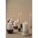 Mette Ditmer Marble Lysestake Kubbelys 5 cm Sort-Grå