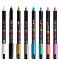 Posca Posca PC-1MR Metallic  Set of 8