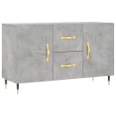  Skjenk betonggrå 100x36x60 cm konstruert tre