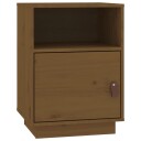 vidaXL Nattbord honningbrun 40x34x55 cm heltre furu