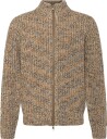 Revolution Zipped Knit Cardigan   OFFWHITE   XXL