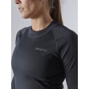 Craft Core Warm Baselayer Sett til Dame XS Svart i Resirkulert Materiale