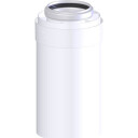 80/125 Metalbetos ConneXt lengde 1000 mm, PP/Alu 80/125x1000 mm
