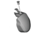 Shimano R7000 Nameplate Venstre Sort