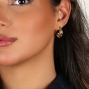 Snö Of Sweden Honey Drop Oval Earring Gold Onesize