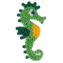 Hama Ironing Beads Plate: Sea Horse