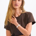 Pilgrim Now Bangle Silver Plated   SILVER PLATED   One Size