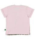 Freds World T skjorte   Lyserød m. Bladtrykk/Flamingo   Freds World   62   T skjorte   Rosa