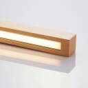 Lucande LED-pendellampe i bjelkeform Pia tre bøk